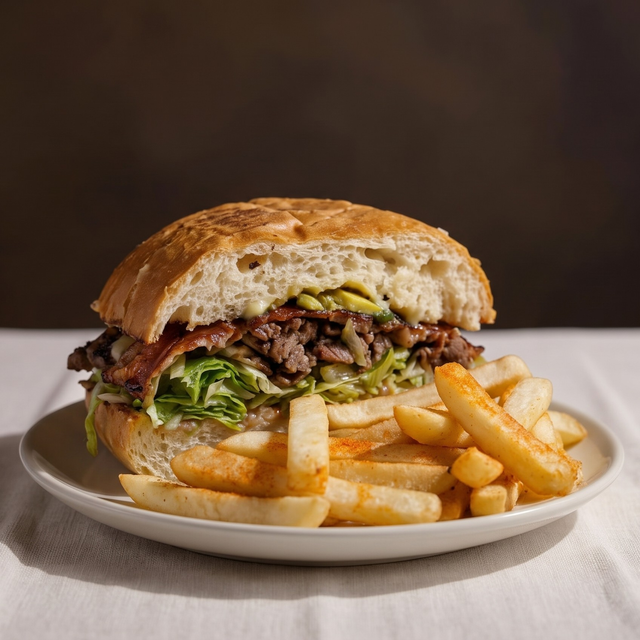 Hamburguesa Mexicana.